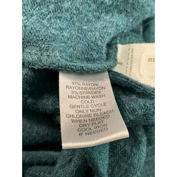 Anthropology Lou & Grey‎ Women's Dark Teal Long Sleeve Dress Small Dress - Picture 4 of 6